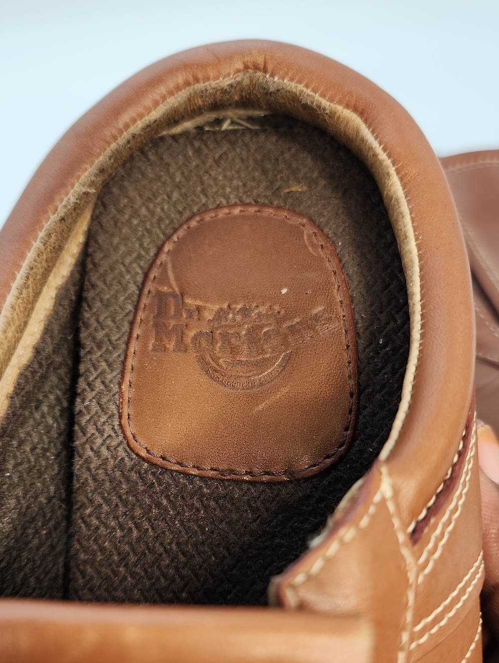 Dr. Martens 8B02 Brown Leather Square Toe Clog Mules 38/7  Y2K Grung - Picture 13 of 13